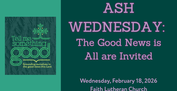 Worship on Wednesday, February 18, 2026